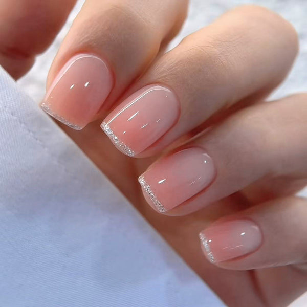 12 Sizes-24 Pcs Press On Nails C1437