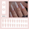 12 Sizes-24 Pcs Press On Nails W838