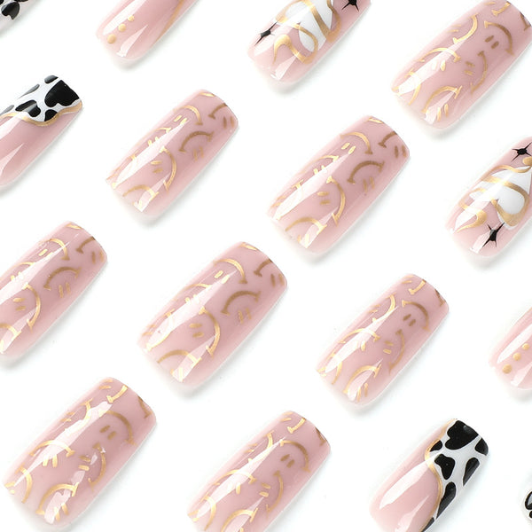 12 Sizes-24 Pcs Press On Nails JP2488