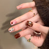 12 Sizes-24 Pcs Press On Nails JP3121