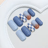 12 Sizes-24 PcsPress On Nails R964