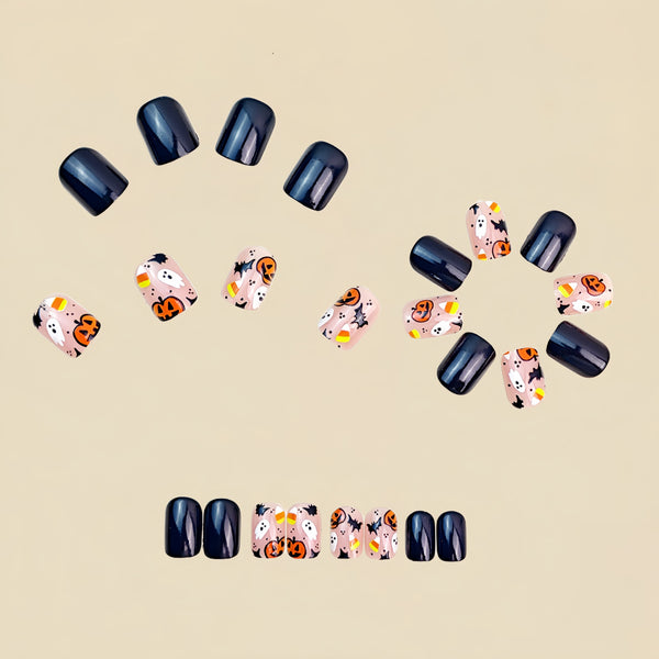 12 Sizes-24 Pcs Press On Nails Y142