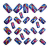 12 Sizes-24 Pcs Press On Nails Y1645
