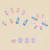 12 Sizes-24 Pcs Press On Nails Y704