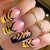 12 Sizes-24 Pcs Press On Nails Y1452