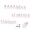 12 Sizes-24 Pcs Press On Nails JP4277
