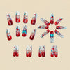 12 Sizes-24 Pcs Press On Nails Y1516