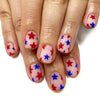 12 Sizes-24 Pcs Press On Nails C864
