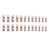 12 Sizes-24 Pcs Press On Nails G004