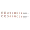 12 Sizes-24 Pcs Press On Nails R814
