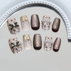 12 Sizes-24 Pcs Press On Nails MY130