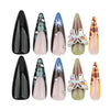 12 Sizes-24 Pcs Press On Nails JP3480