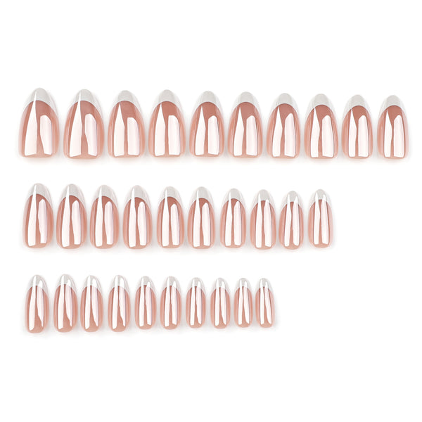 12 Sizes-24 Pcs Press On Nails JP3492