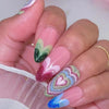 12 Sizes-24 Pcs Press On Nails W1589