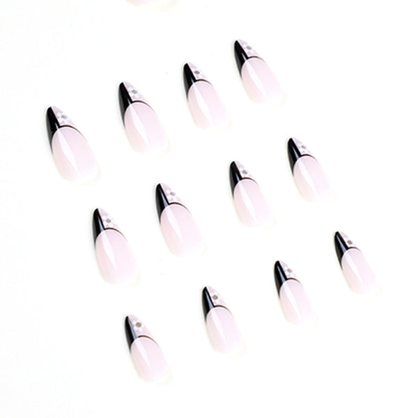 12 Sizes-24 Pcs Press On Nails JP1581