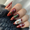 12 Sizes-24 Pcs Press On Nails Y1240