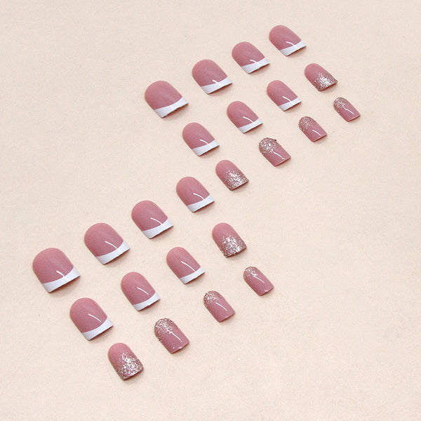 12 Sizes-24 Pcs Press On Nails W816