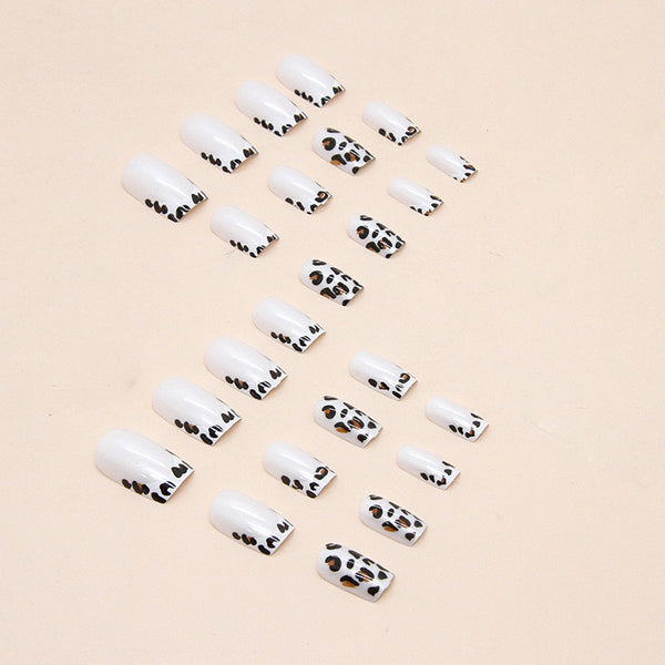 12 Sizes-24 Pcs Press On Nails W468
