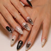 12 Sizes-24 Pcs Press On Nails JP3399