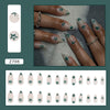 12 Sizes-24 Pcs Press On Nails Z708