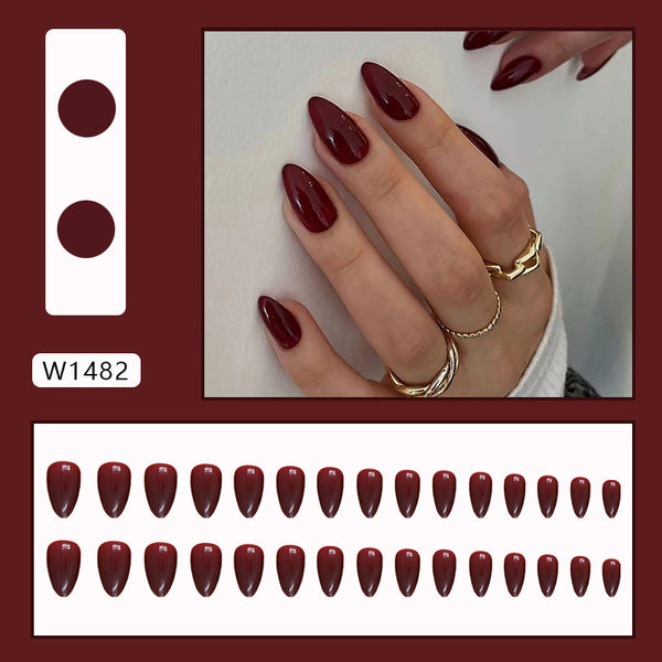 30 Pcs Press On Nails W1482