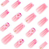 12 Sizes-24 Pcs Press On Nails JP3894