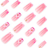 12 Sizes-24 Pcs Press On Nails JP3894