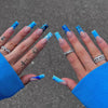12 Sizes-24 Pcs Press On Nails W127