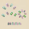 12 Sizes-24 Pcs Press On Nails Y1932
