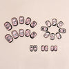 12 Sizes-24 Pcs Press On Nails K006