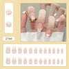 12 Sizes-24 Pcs Press On Nails Z760