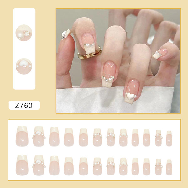 12 Sizes-24 Pcs Press On Nails Z760