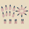 12 Sizes-24 Pcs Press On Nails Y1735