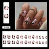 12 Sizes-24 Pcs Press On Nails W384
