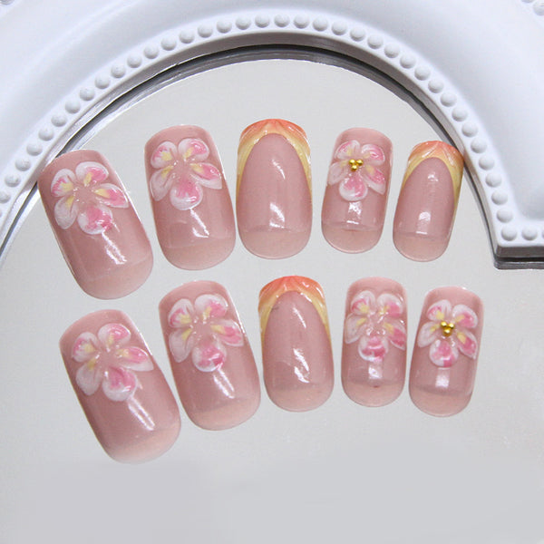 12 Sizes-24 Pcs Press On Nails Z1011