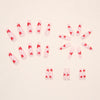 12 Sizes-24 Pcs Press On Nails Z589
