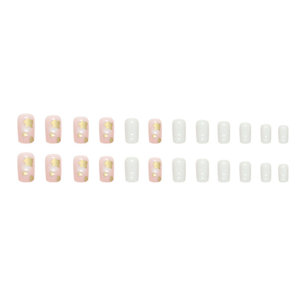 12 Sizes-24 Pcs Press On Nails W600