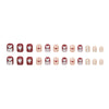 12 Sizes-24 Pcs Press On Nails R716