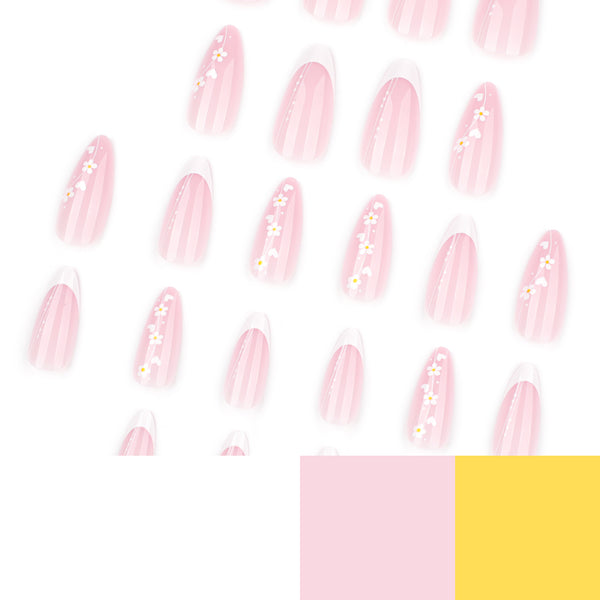 12 Sizes-24 Pcs Press On Nails JP3970