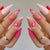 12 Sizes-24 Pcs Press On Nails W168
