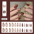 12 Sizes-24 Pcs Press On Nails W2006