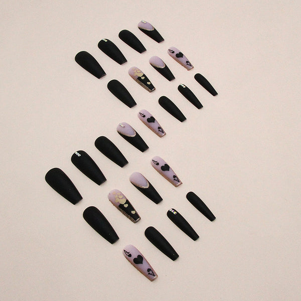 12 Sizes-24 Pcs Press On Nails Z803