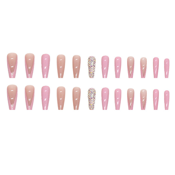 12 Sizes-24 Pcs Press On Nails Z549