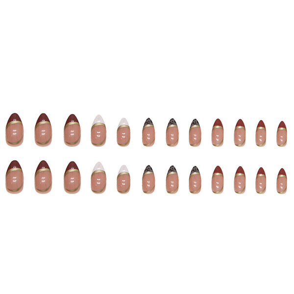 12 Sizes-24 Pcs Press On Nails W280