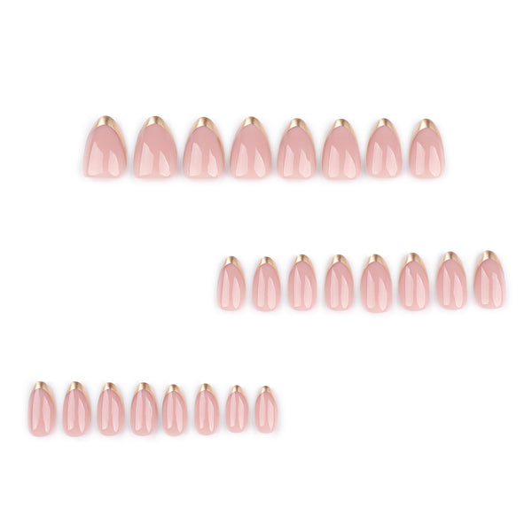 12 Sizes-24 Pcs Press On Nails JP3719