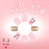 12 Sizes-24 Pcs Press On Nails C1298
