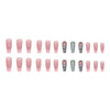 12 Sizes-24 Pcs Press On Nails Y001