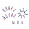 12 Sizes-24 Pcs Press On Nails W266