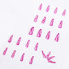 12 Sizes-24 Pcs Press On Nails JP1067