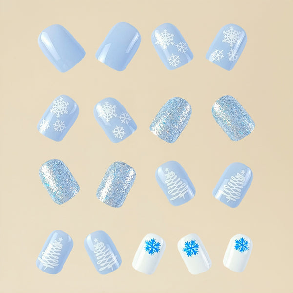12 Sizes-24 Pcs Press On Nails Y063